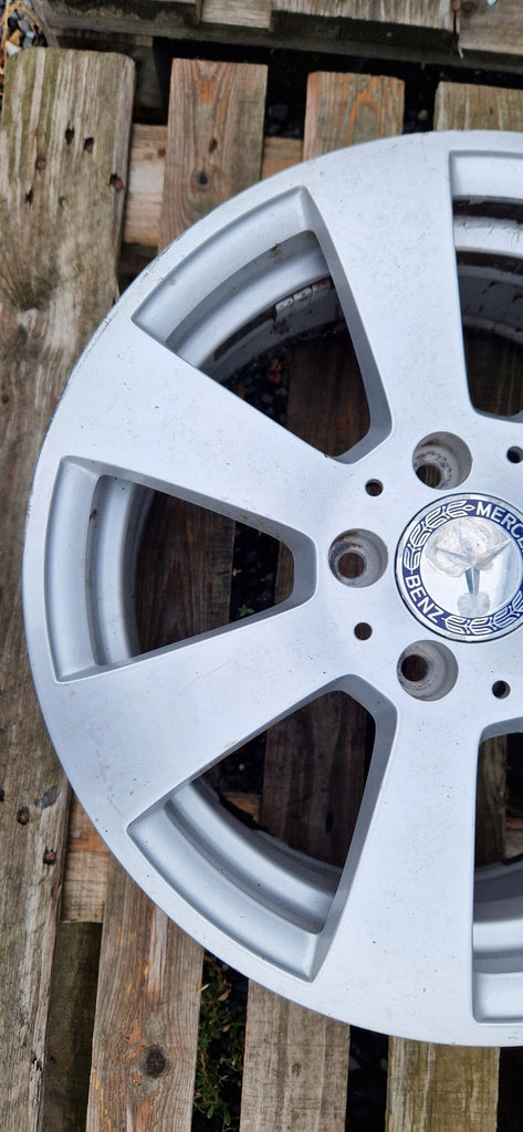 1x Alufelge 16 Zoll 6.0" 5x112 A2049011002 Mercedes-Benz W204 Rim Wheel