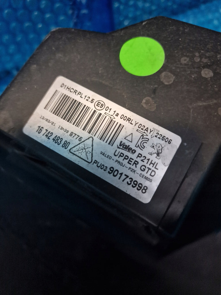 Frontscheinwerfer Peugeot 208 1674248380 Links Scheinwerfer Headlight