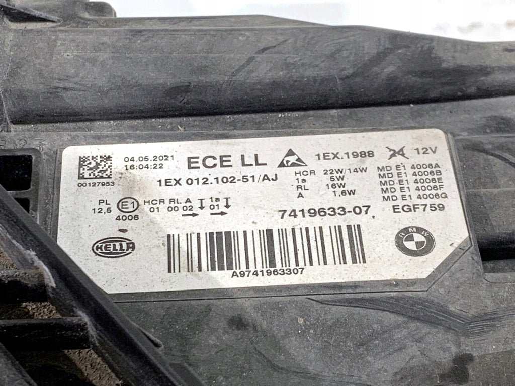 Frontscheinwerfer BMW F30 LORK-730-113436 74196337419633 Links Headlight SCH6184072673el