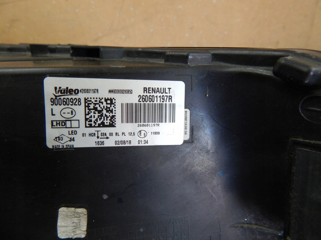 Frontscheinwerfer Renault Megane IV 260601197 Links Scheinwerfer Headlight SCH2990679982wj