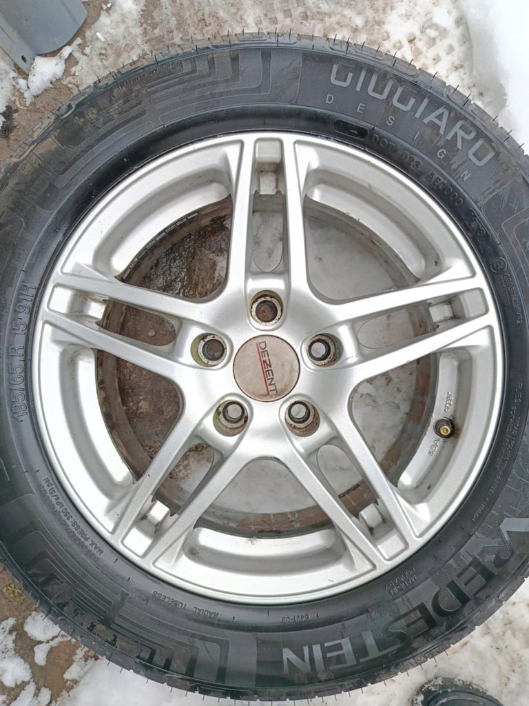 1x Alufelge 15 Zoll 6.5" 5x108 KBA47297 Rim Wheel FEL7649109566xn