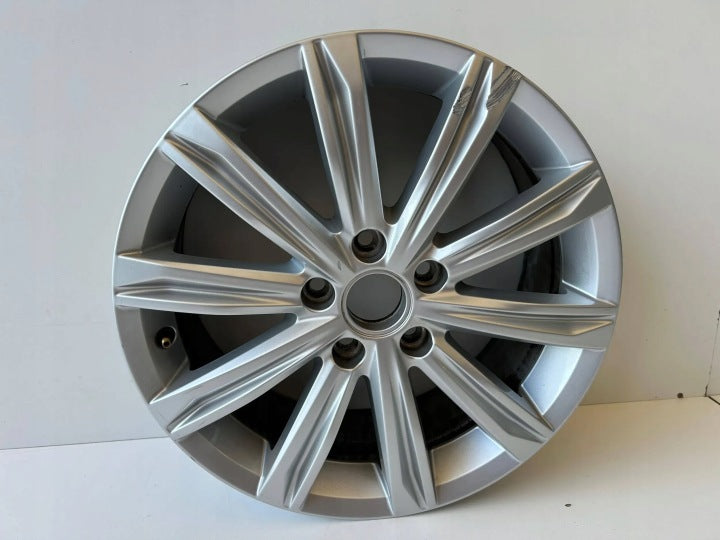 1x Alufelge 17 Zoll 6.5" 5x112 52ET Glanz Silber 5TA601025D VW Touran Rim Wheel FEL5396392773ys