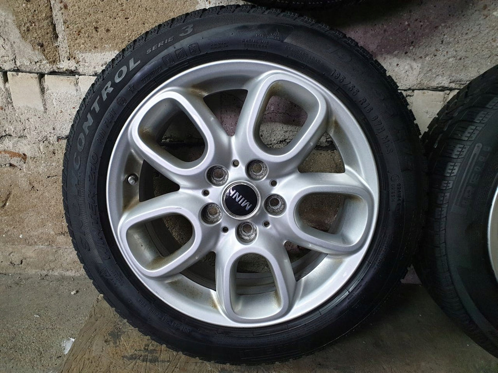 4x Alufelge 16 Zoll 6.5" 5x112 54ET Silber Audi Mini I Rim Wheel FEL9842032922in