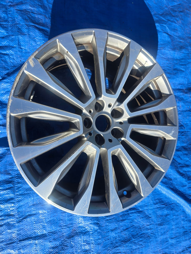 1x Alufelge 20 Zoll 9.5" 5x112 43ET Glanz Graphit 6877333 BMW X3 G01 G02 Mg FEL2788303408gi