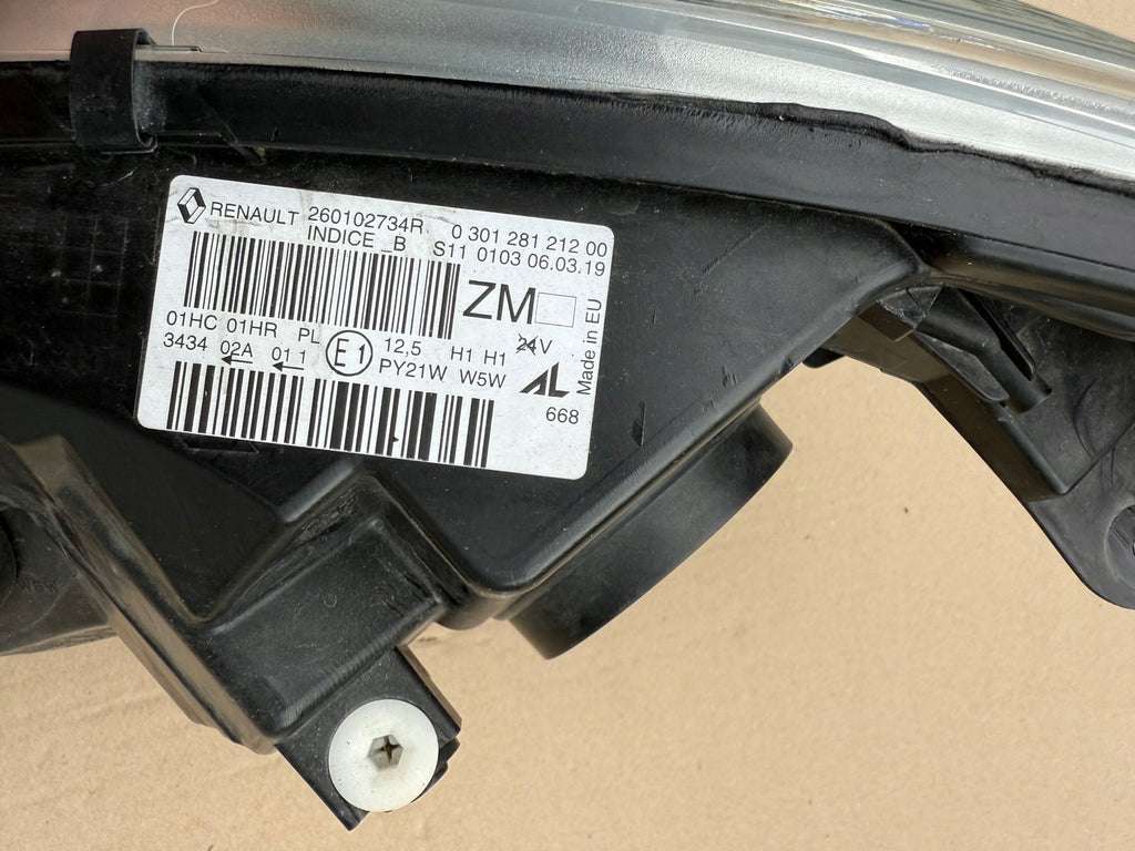 Frontscheinwerfer Renault Captur I 260102734R Rechts Scheinwerfer Headlight SCH8937623676pg