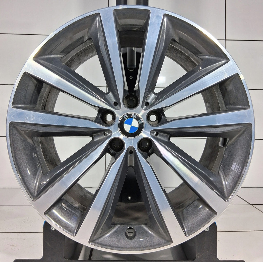 1x Alufelge 19 Zoll 9.0" 5x112 41ET Glanz Grau 6884203 BMW G16 G14 G15 Rim Wheel FEL8886585860mi