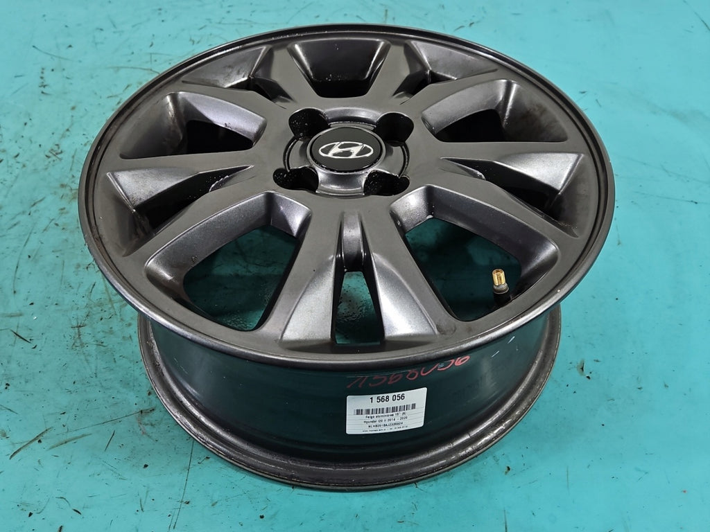 1x Alufelge 15 Zoll 6.0" 4x100 C840052910 Hyundai I20 Ii Rim Wheel FEL8555688496ni