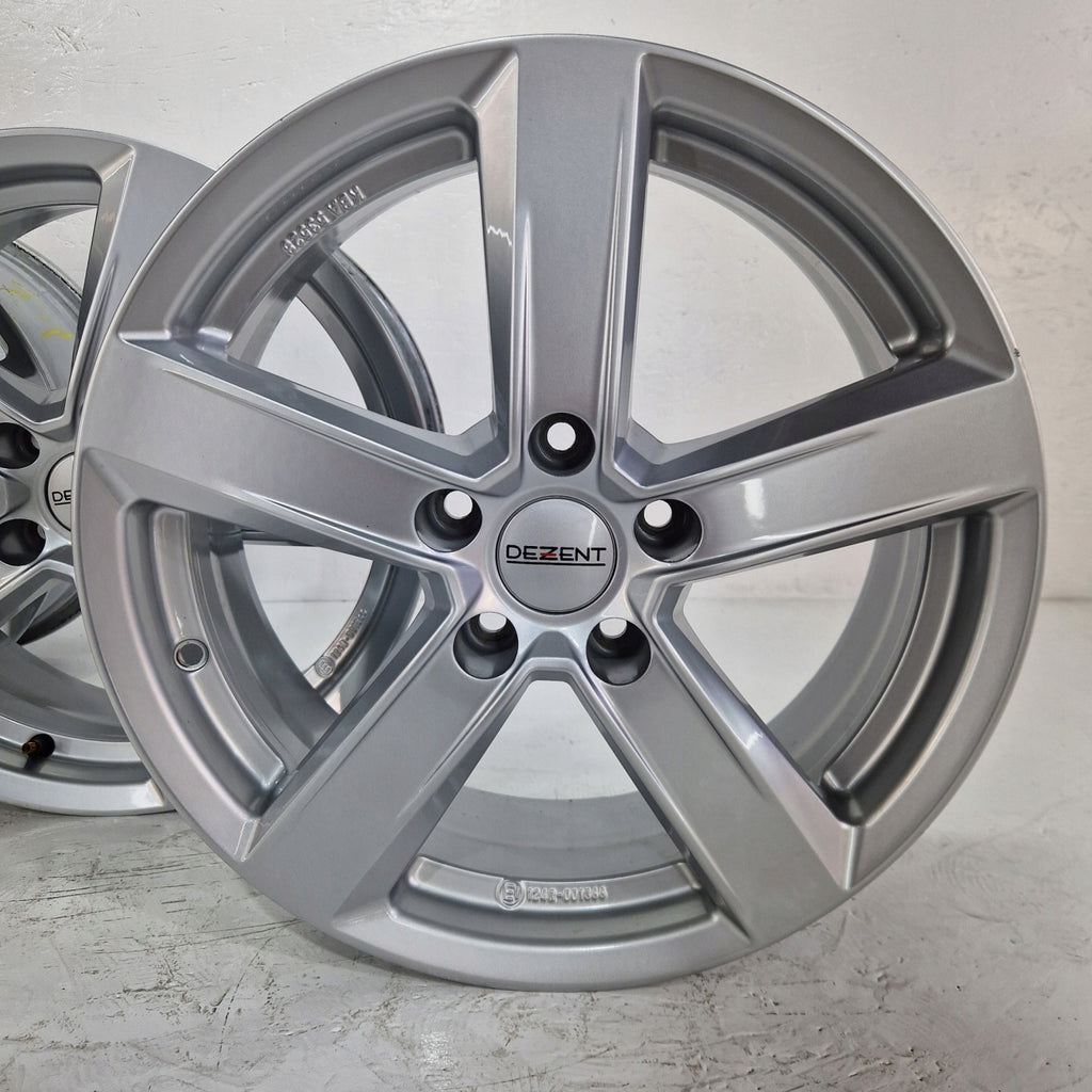 4x Alufelge 17 Zoll 6.5" 5x112 43ET Silber KBA53528 Rim Wheel FEL2490580143xz