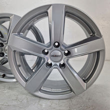 Laden Sie das Bild in den Galerie-Viewer, 4x Alufelge 17 Zoll 6.5" 5x112 43ET Silber KBA53528 Rim Wheel FEL2490580143xz