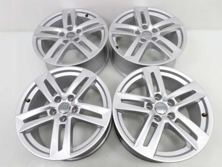 4x Alufelge 17 Zoll 7.0" 5x112 42ET Silber 8W0601025P Audi A4 B8 Rim Wheel FEL4710603905pc