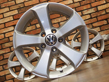 Load image into Gallery viewer, 4x Alufelge 16 Zoll 6.5" 5x112 33ET Glanz Grau VW Sharan Rim Wheel FEL2784694186am