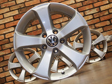 Load image into Gallery viewer, 4x Alufelge 16 Zoll 6.5" 5x112 33ET Glanz Grau VW Sharan Rim Wheel FEL2784694186am
