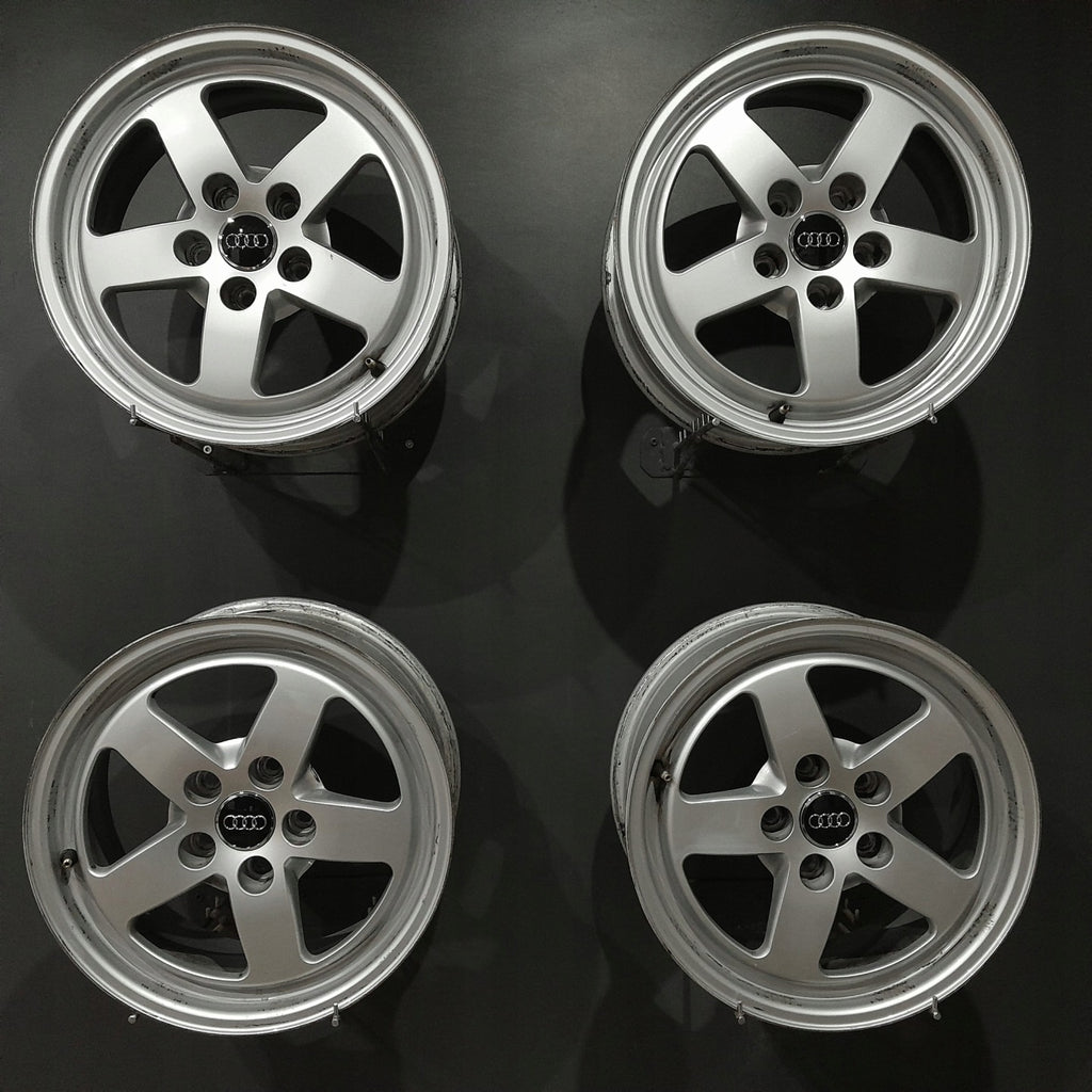 4x Alufelge 16 Zoll 7.0" 5x112 35ET Silber 8W0601025 Audi A4 B8 Rim Wheel FEL6017995454qk
