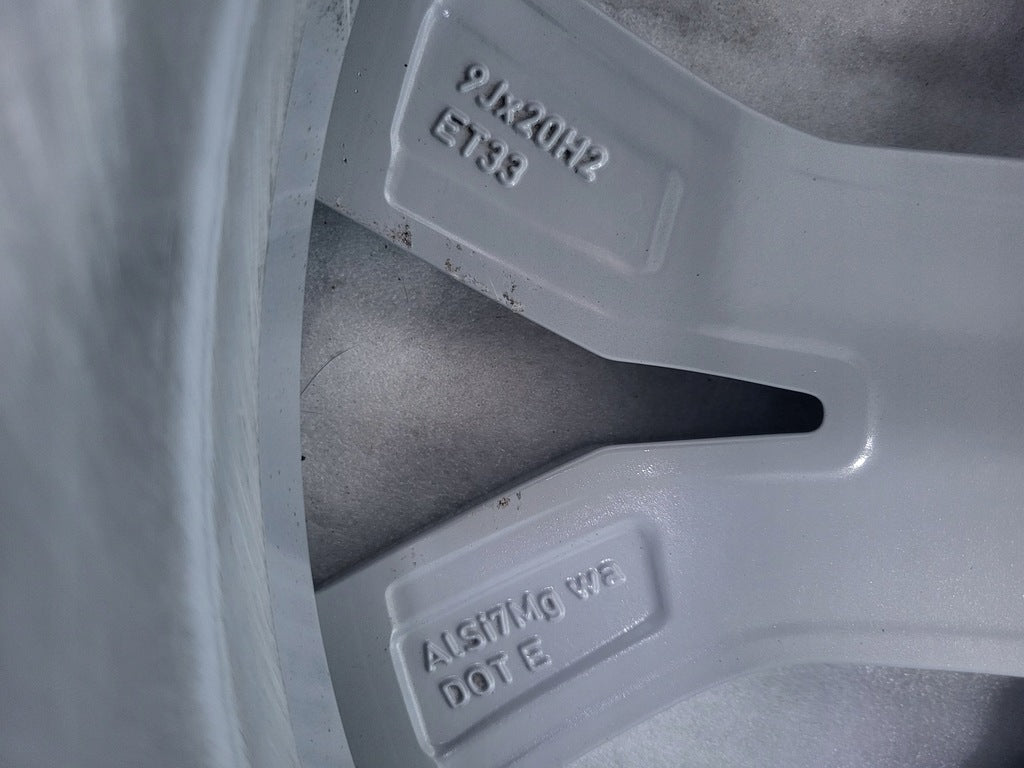 1x Alufelge 20 Zoll 9.0" 5x112 33ET Glanz Silber 760601025C VW Touareg Rim Wheel FEL2438396877qj