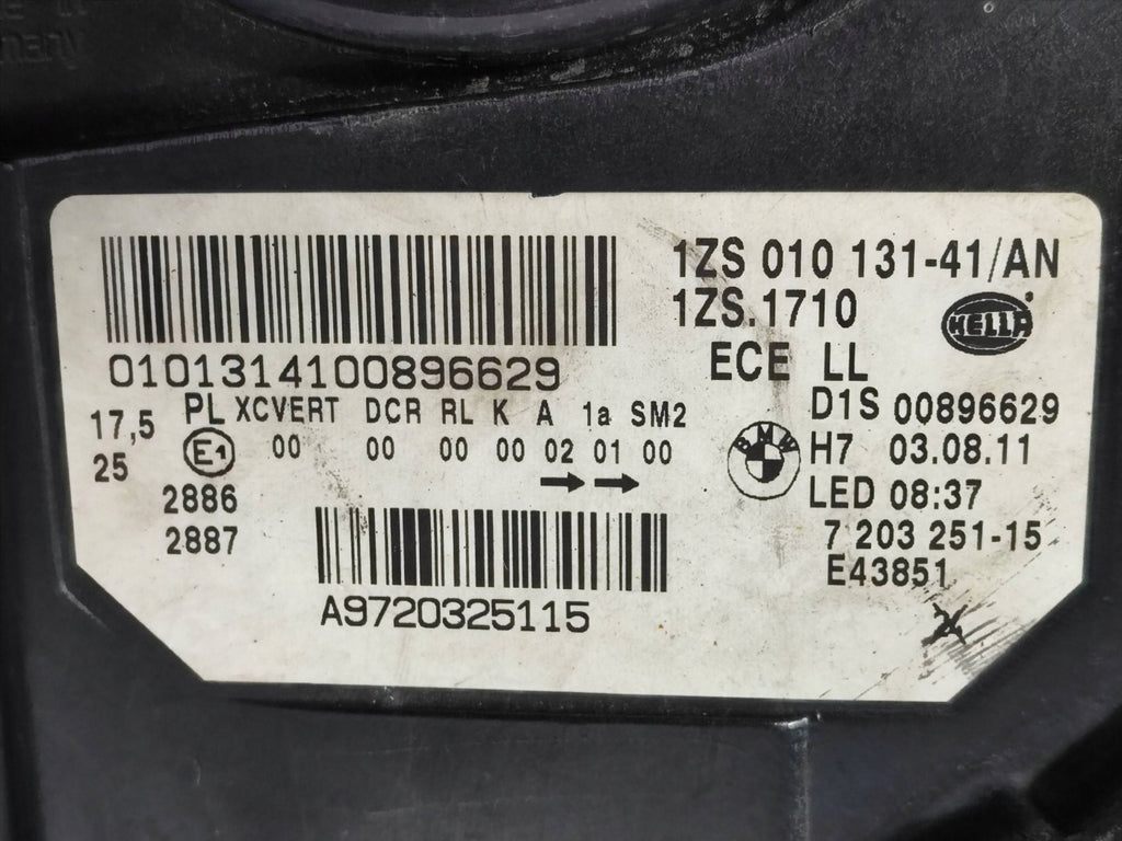 Frontscheinwerfer BMW 5 F11 F10 7203251 Links Scheinwerfer Headlight SCH8800785640ox