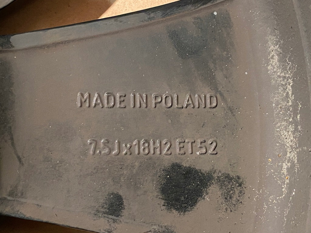 1x Alufelge 18 Zoll 7.5" 5x112 52ET A2464011800 Mercedes-Benz W246 Rim Wheel FEL5478611414tn