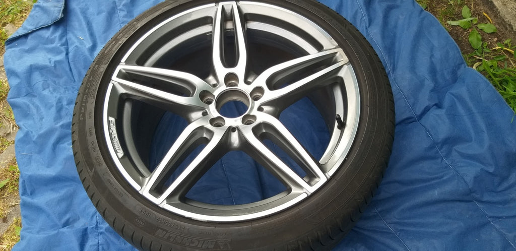 1x Alufelge 19 Zoll 9.0" 5x112 49ET Glanz Silber A2134012100 Mercedes-Benz FEL3590888257pi