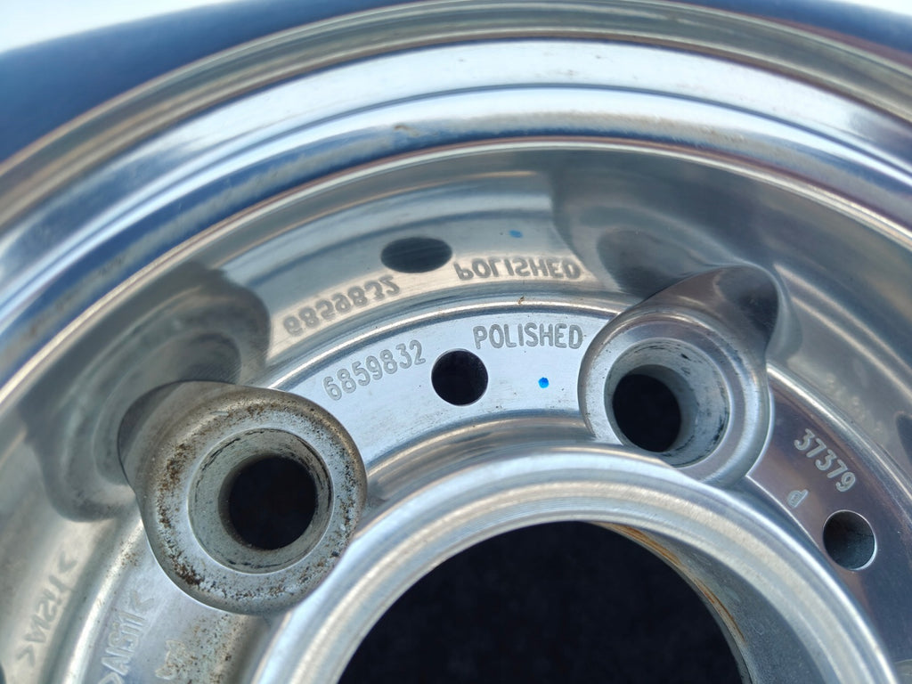 1x Alufelge 21 Zoll 9.5" 5x120 33ET Glanz Silber 6859832 Rim Wheel FEL6315312388aj