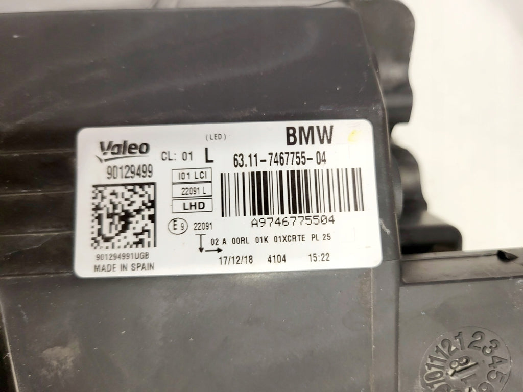 Frontscheinwerfer BMW I3 7467755-04 LED Links Scheinwerfer Headlight SCH5979125262je