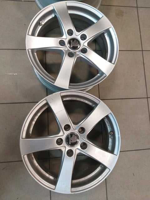 1x Alufelge 16 Zoll 6.5" 5x112 Rim Wheel FEL6743285803af