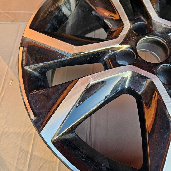 1x Alufelge 18 Zoll 6.5" 4x108 26ET Glanz Schwarz 9833485080 Citroën C4 Iii FEL7089800109re