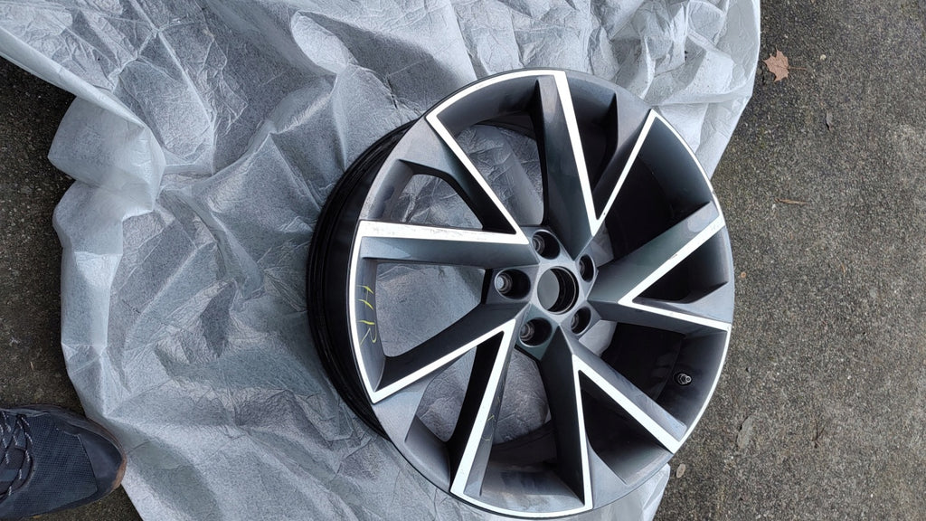 1x Alufelge 19 Zoll 8.0" 5x112 44ET Glanz Graphit 3V0601025AP Mg Rim Wheel FEL9238244828pe