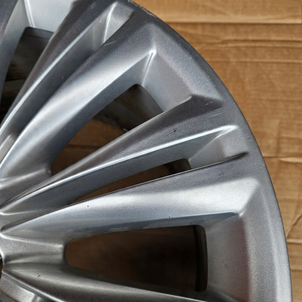 1x Alufelge 19 Zoll 9.5" 5x108 51ET Glanz Silber 8W83- Jaguar Xj Xf Rim Wheel