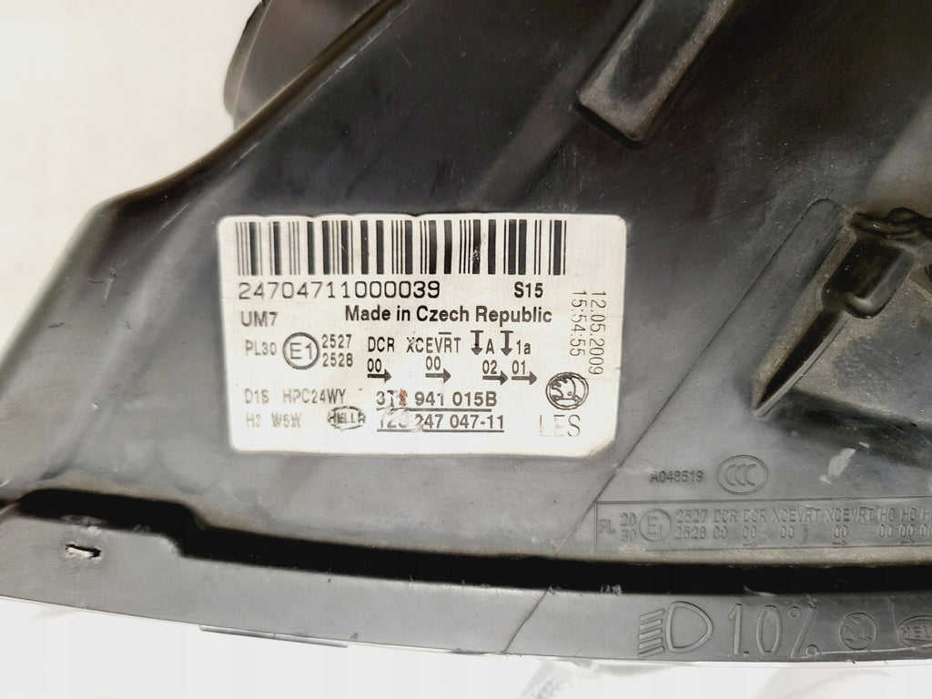 Frontscheinwerfer Skoda Superb II 3T1941015B Xenon Links Scheinwerfer Headlight