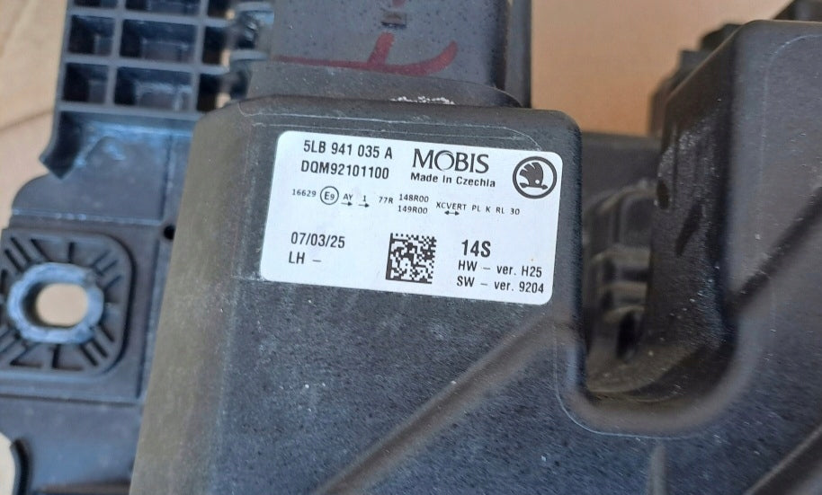 Frontscheinwerfer Skoda Enyaq 5LB941035A Links Scheinwerfer Headlight SCH9237456704uc