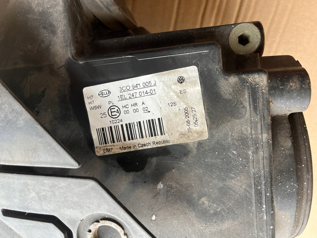 Frontscheinwerfer VW Passat 3C0941005J Links Scheinwerfer Headlight SCH4391910390bs
