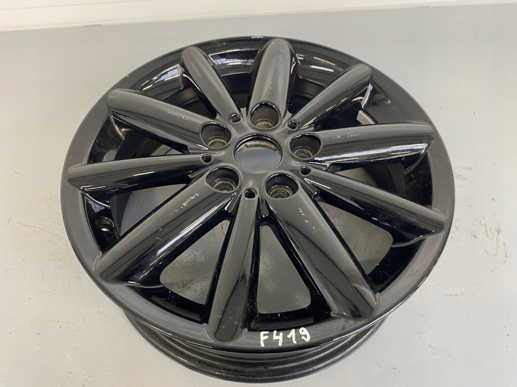 1x Alufelge 16 Zoll 5.5" 5x112 46ET Glanz Schwarz 6866674 Mini F57 F56 F55 FEL5873960466ga
