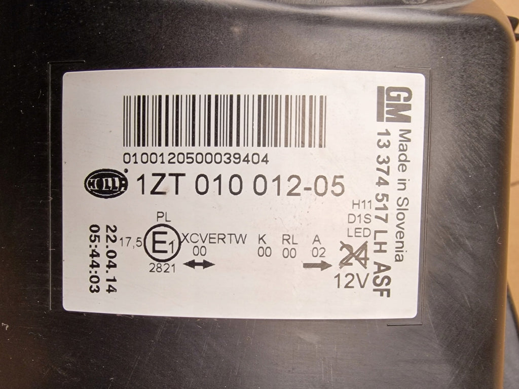 Frontscheinwerfer Opel Astra 1ZT010012-05 LED Links Scheinwerfer Headlight SCH4867652380ke
