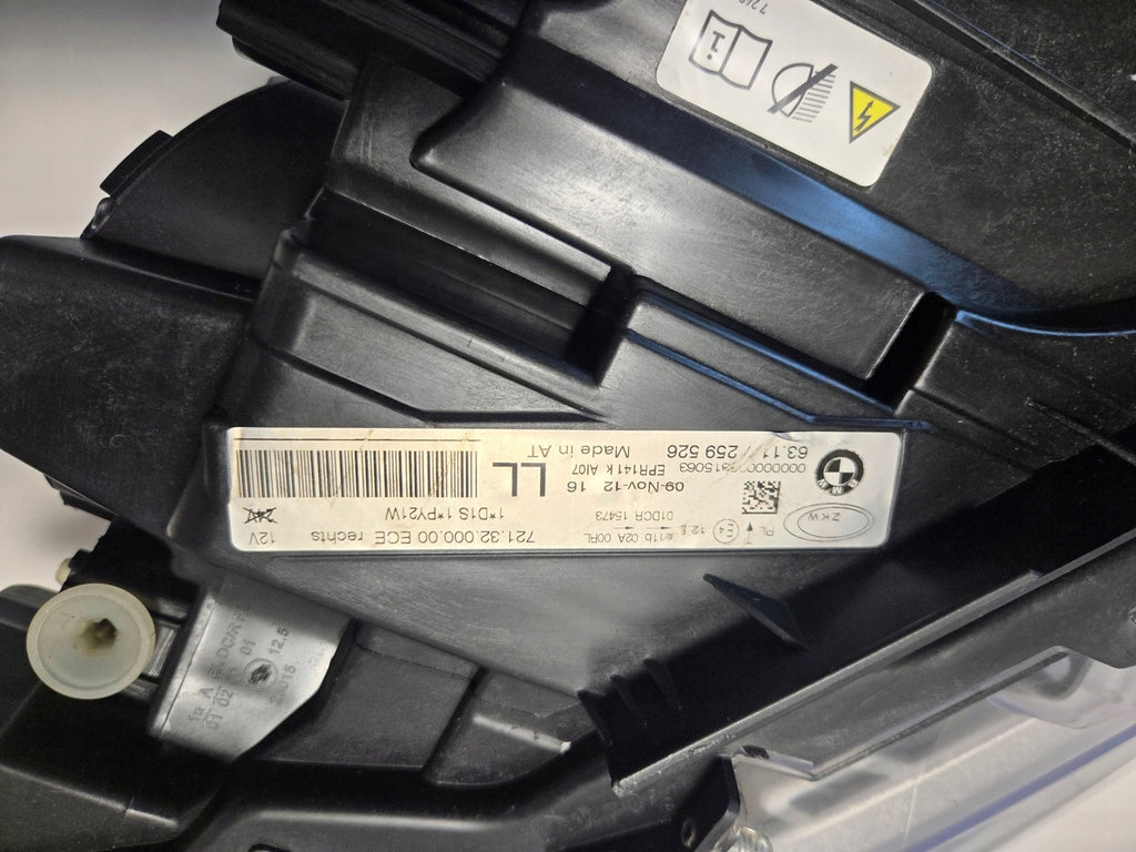 Frontscheinwerfer BMW 3 F30 F31 63117259526 Bi-Xenon Rechts Headlight SCH6730234575ii