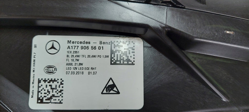 Frontscheinwerfer Mercedes-Benz W177 A1779065601 LED Rechts Headlight SCH8990025842pi