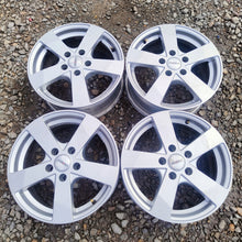 Laden Sie das Bild in den Galerie-Viewer, 4x Alufelge 16 Zoll 6.5" 5x112 40ET Silber KBA49296 Audi I Rim Wheel FEL4669300314yi