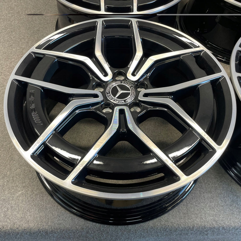 4x Alufelge 19 Zoll 8.0" 5x112 43ET Glanz Schwarz A2134016500 Mercedes-Benz W213 FEL7367996948uo