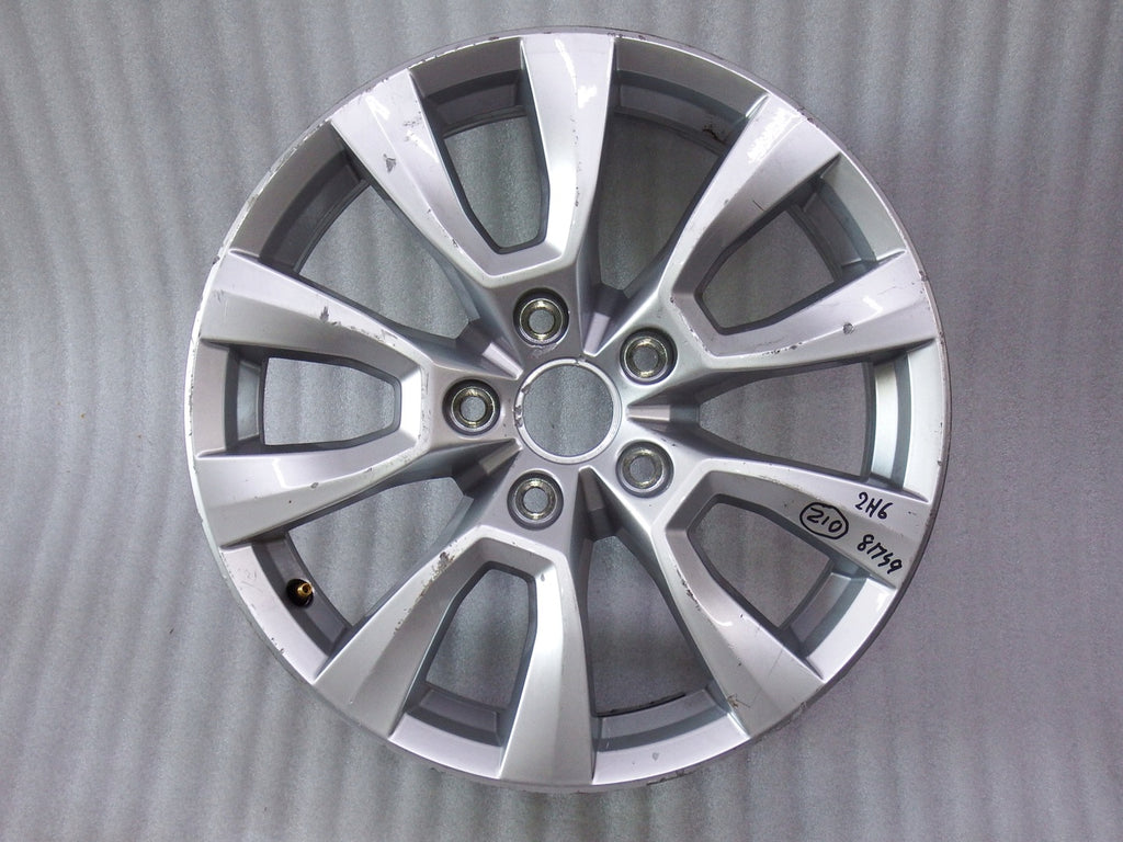 1x Alufelge 17 Zoll 8.0" 5x120 49ET Glanz Silber 2H6601025A VW Amarok Rim Wheel