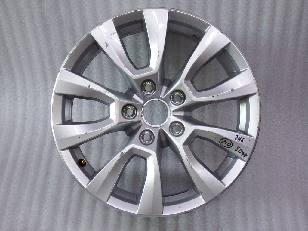 1x Alufelge 17 Zoll 8.0" 5x120 49ET Glanz Silber 2H6601025A VW Amarok Rim Wheel FEL2031280000yz