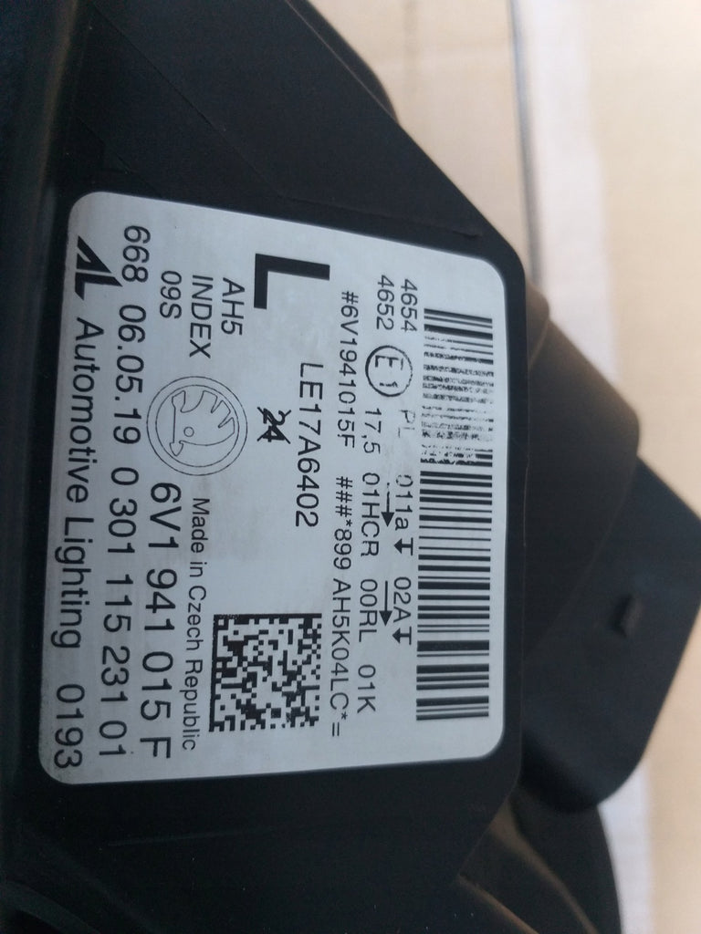 Frontscheinwerfer Skoda Fabia III 6V1941015 LED Links Scheinwerfer Headlight