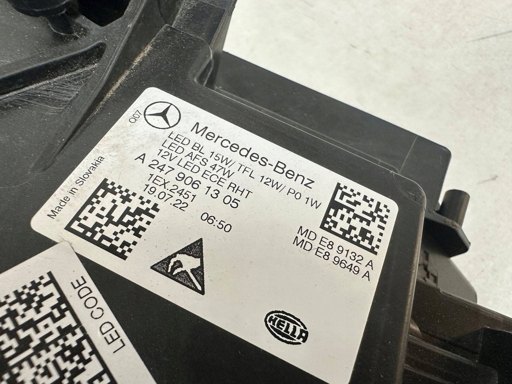 Frontscheinwerfer Mercedes-Benz W247 A2479061305 Full LED Rechts oder Links SCH4764777043kf