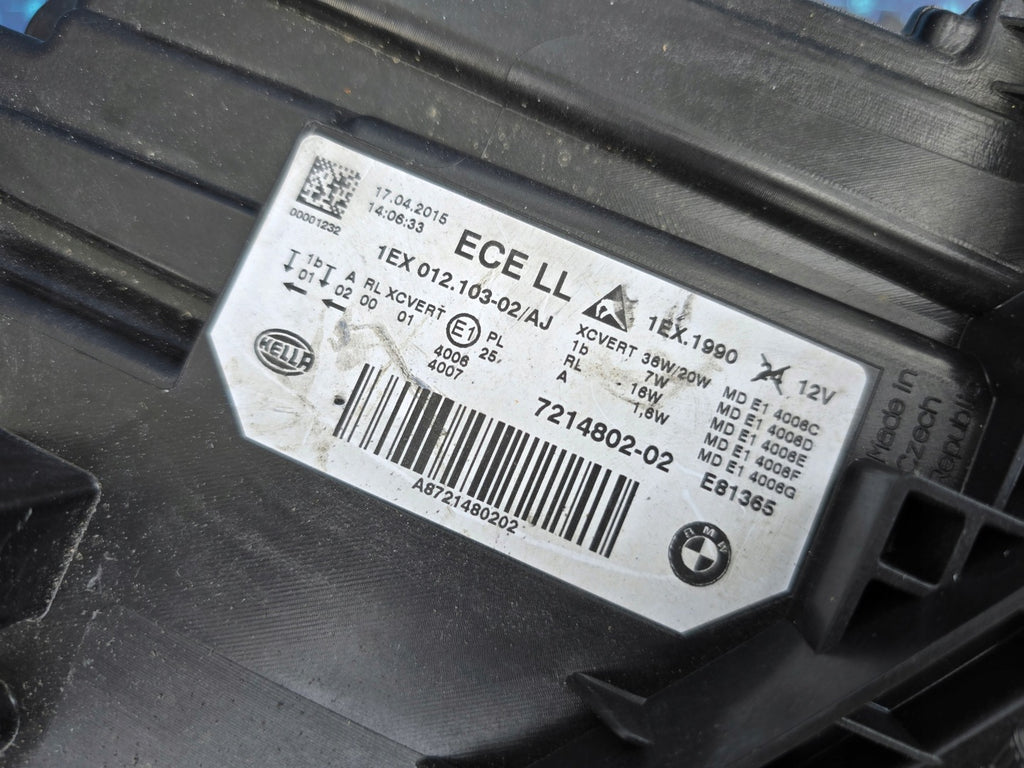 Frontscheinwerfer BMW 3 F30 F31 7214802 250725 LED Rechts Scheinwerfer Headlight SCH8056470953pn