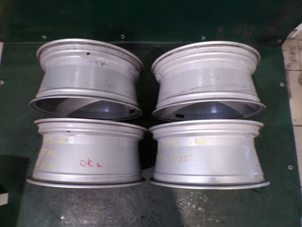 4x Alufelge 16 Zoll 7.0" 5x112 35ET Glanz Silber 8W0601025 Audi Rim Wheel FEL8337356227lp