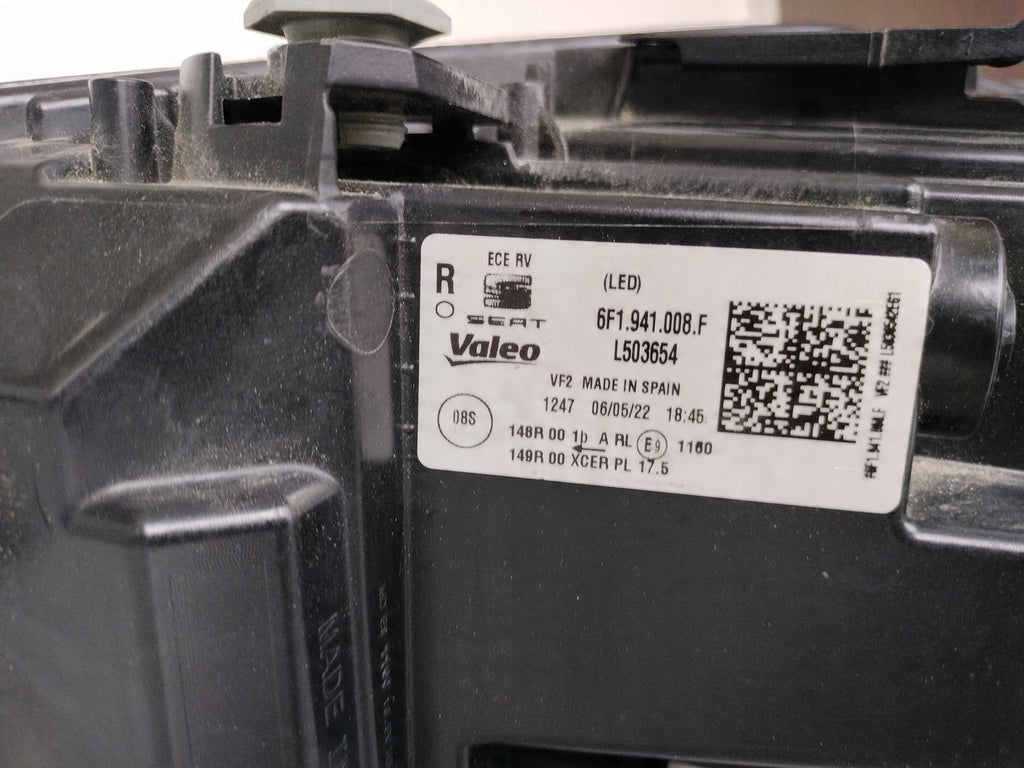 Frontscheinwerfer Seat Ibiza V 6F1941008F Full LED Rechts Scheinwerfer Headlight