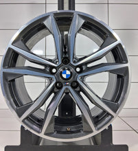 Laden Sie das Bild in den Galerie-Viewer, 1x Alufelge 19 Zoll 8.0" 5x112 47ET Glanz Schwarz 8008616 BMW F48 Mg Rim Wheel FEL3516592823ob