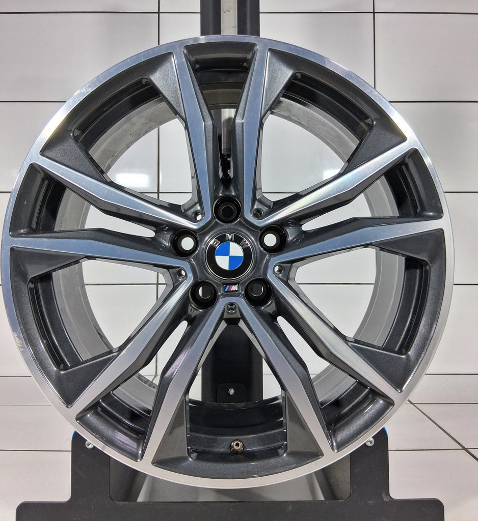1x Alufelge 19 Zoll 8.0" 5x112 47ET Glanz Schwarz 8008616 BMW F48 Mg Rim Wheel FEL3516592823ob