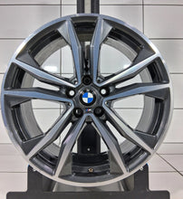 Laden Sie das Bild in den Galerie-Viewer, 1x Alufelge 19 Zoll 8.0" 5x112 47ET Glanz Schwarz 8008616 BMW F48 Mg Rim Wheel FEL3516592823ob
