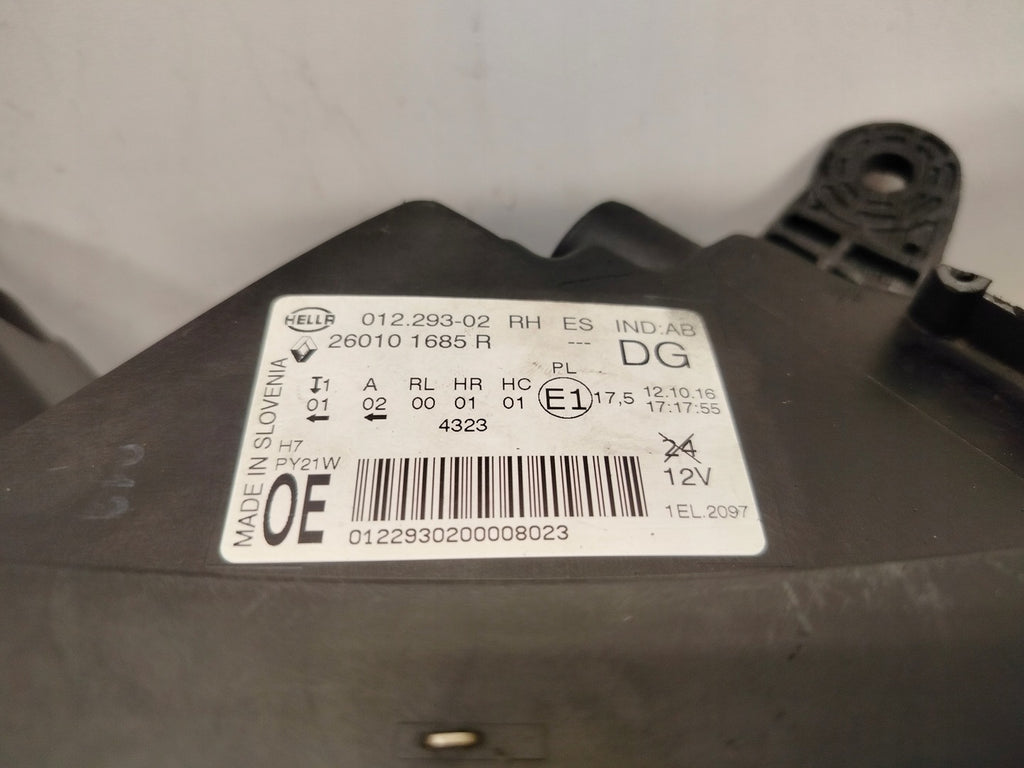 Frontscheinwerfer Renault Scenic 260101685R LED Rechts Scheinwerfer Headlight SCH7599869592lz