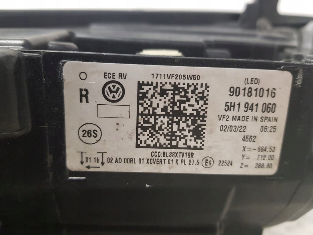 Frontscheinwerfer VW Golf VIII 5H1941060 Full LED Rechts Scheinwerfer Headlight SCH4532818792fx