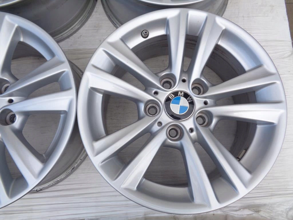 4x Alufelge 16 Zoll 7.5" 5x120 37ET Glanz Silber 6866304 BMW 3 4 Rim Wheel FEL8154654893kg