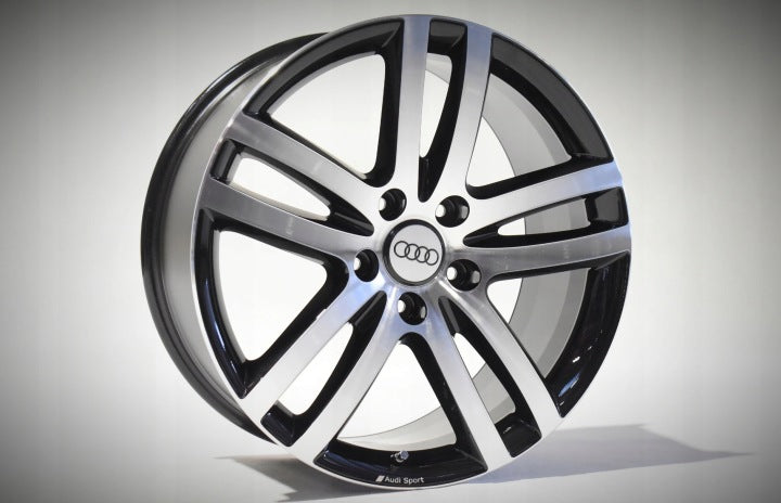 4x Alufelge 20 Zoll 9.0" 5x112 60ET Glanz Schwarz 4L0601025BM Audi Q7 Rim Wheel FEL9702796433wq
